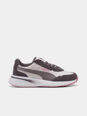 Puma Women's R78 Glance Jasmine Flower/Plum Sneaker