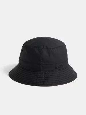 Union-DNM Men's Coated Black Bucket Hat