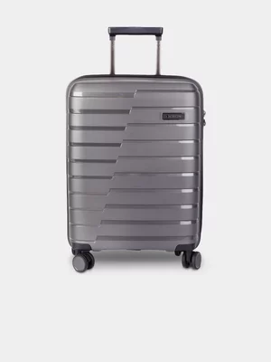 Cellini Charcoal Carry On Trolley Case 38L