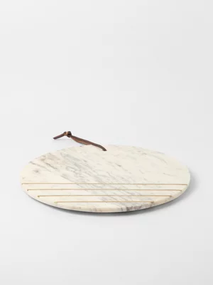 @home Striped Marble Cutting Board