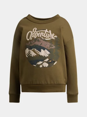 Exact Older Boy's Fatigue Graphic Print Sweat Top