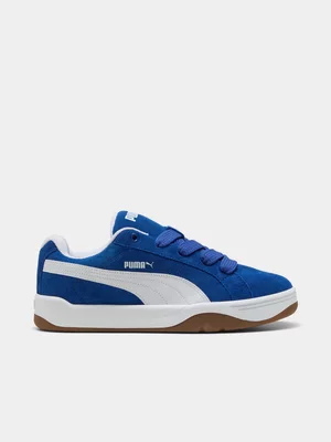 Puma Mens Park LIfestyle Easy Suede Blue/White Sneakers