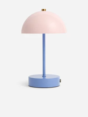 Jet Home Pink Girls Metal Umbrella Night Lamp