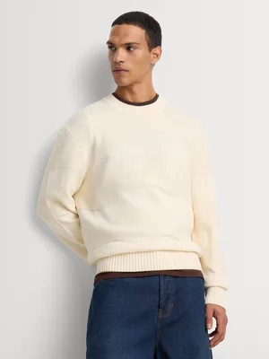 Markham Men's Regular Fit Natural Tonal Knitwear