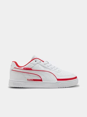 Puma Men's Caven III F1 White/Red Sneaker