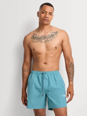 Union-DNM Men's Print Blue Swim Shorts