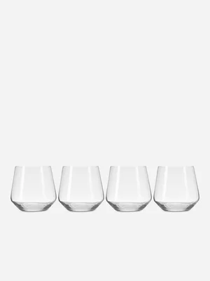 Guesthouse Crystal Tumbler Glasses 4 Pack 370ml