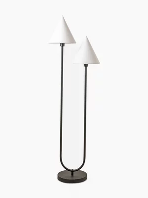 Dual Shade Floor Lamp 166cm