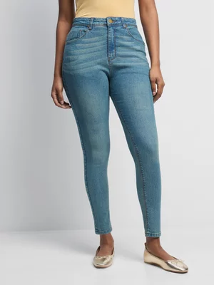 Exact Women's Light Tea Stain Skinny Jeans