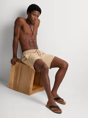 Relay Jeans Men's Side Panel Printed Stone Swim Short