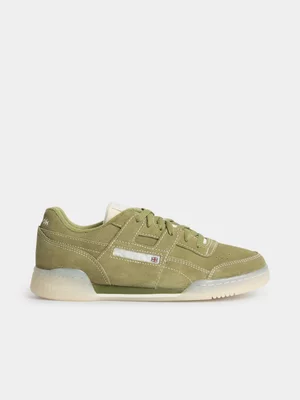 Reebok Men's Workout Plus Green Sneaker