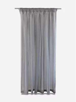 Volpes Mystical Voile Silver Taped Unlined Curtain