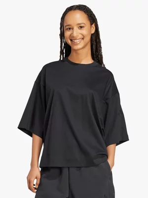 adidas Originals Women's Soft Lux Loose Black T-shirt