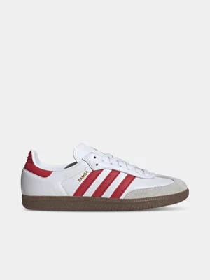 adidas Mens Liverpool FC Samba Red/White Sneakers