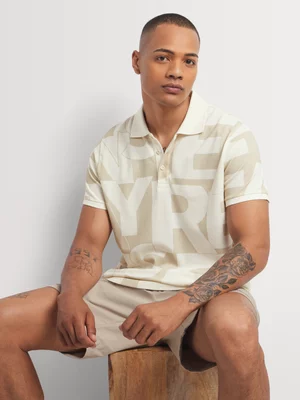 Relay Jeans Men's Monogram Ecru Golfer