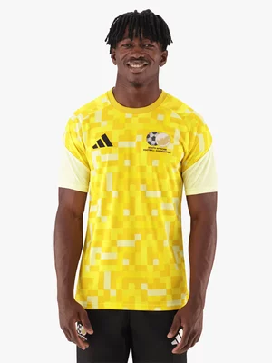 adidas South Africa Bafana Home Pre-Match Yellow Jersey