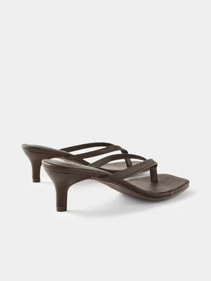 Women's Cotton On Brown Eve Kitten Heels