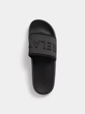 Relay Jeans Men's Mono Neoprene Black Slides