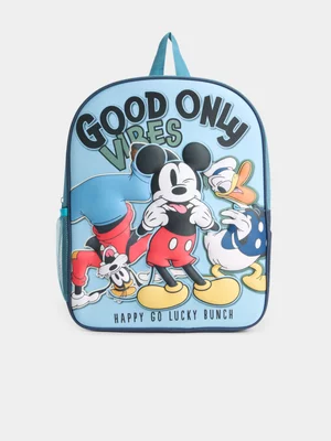 Jet Younger Boys Blue Mickey & Friends Backpack