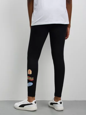 Redbat Women's Badge Logo Black Leggings