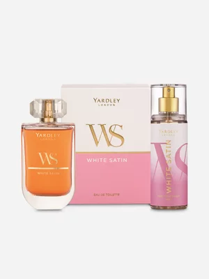 Yardley White Satin Eau De Toilette & Fine Fragrance Mist 