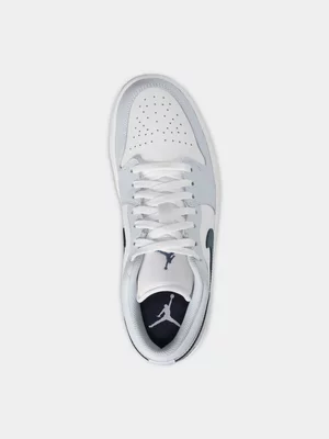 Jordan Men's 1 Low White/Blue Sneaker
