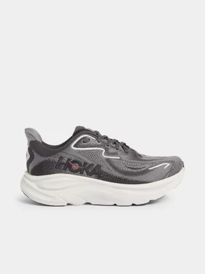 Hoka Men's Clifton 10 Black/Grey Sneaker