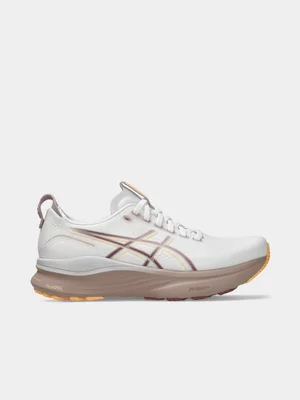 Asics Womens Gel-Kayano 32 White/Orange Glow Running Shoes 