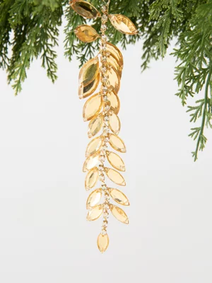 Icicle Tree Decor Silver & Gold 22cm