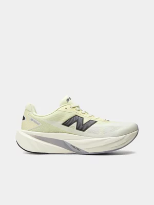 New Balance Mens Fuelcell Rebel v5 Pistachio Butter/Digital Mist Running Shoes 