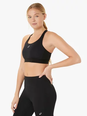 Asics Womens Road Compression Black Sports Bra