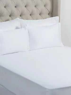 Grace Collection Smoothest Fitted Sheet 200 Thread Count White