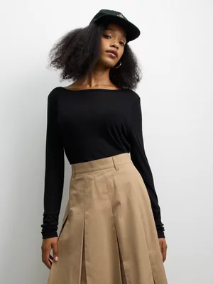 Redbat Classics Women's Sheer Black Top