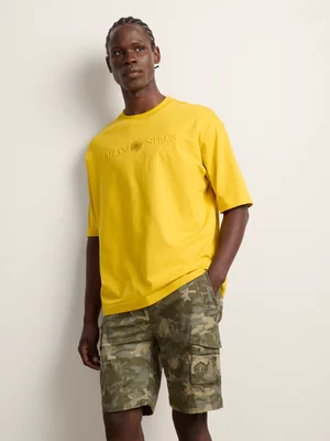 Fabiani Men's Green Camo Utility Shorts