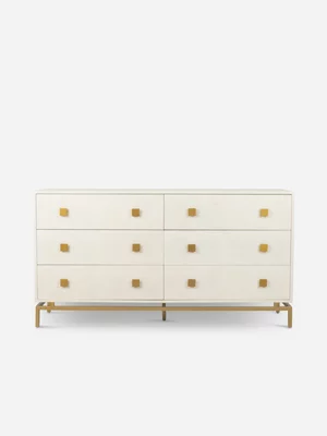 Shiloh 6 Drawer Chest Ivory