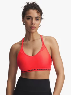 Under Armour Womens Crossback Low Impact Red/Black Sports Bra