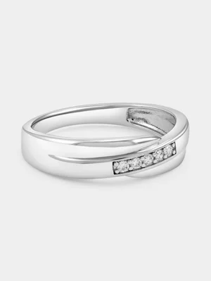 Sterling Silver Cubic Zirconia Wrap Ring