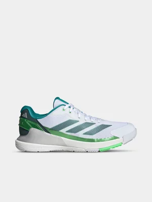 adidas Mens Crazyquick White/Lime Padel Shoes