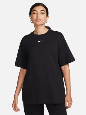 Nike Womens Sportswear Essential Black/White Tee