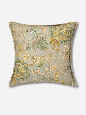 Printed Paisley Scatter Cushion Green 60x60