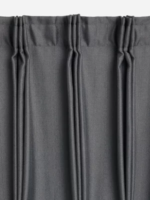 Jet Home Grey Lyra Tape Curtain