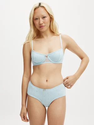 Women's Cotton On Blue Sophie Cotton Pointelle Bra