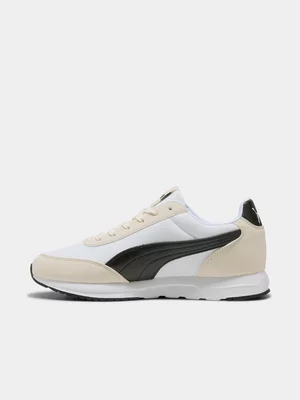 Mens Puma R78 Lightwind White/Black Sneaker