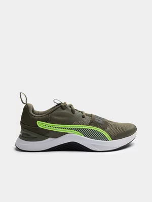 Mens Puma Prospect Loden Green/White Sneaker