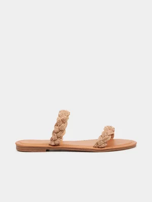 Women's Miss Black Rose Gold Basil 4 Sandals