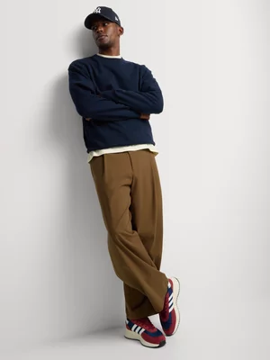Markham Men's Regular Fit Navy Sweater