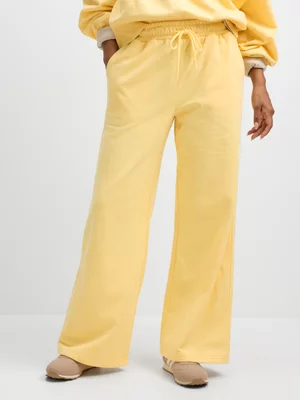 Jet Women’s Yellow Basic Wide Leg Jogger