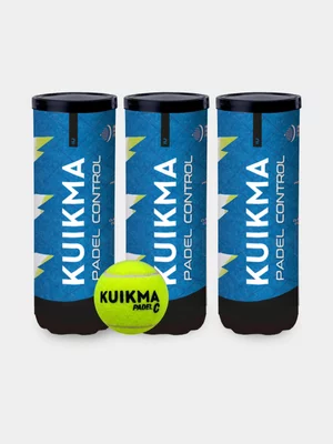 Decathlon Pressurised Padel Control Balls 3 x 3 Pack