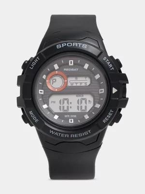 Redbat Unisex Digital Sport Black Watch