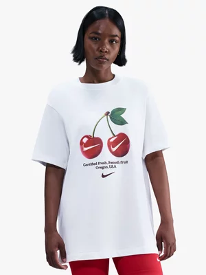 Nike Women's Fruit OS Cherry White T-shirt